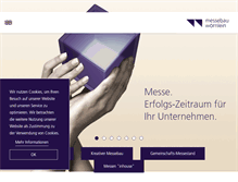 Tablet Screenshot of messebau-woernlein.de